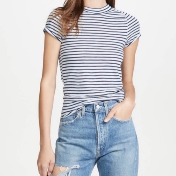 Free People Tops - We The Free Striped Short Sleeve Tee